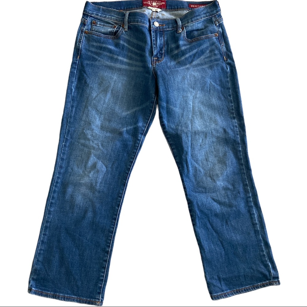 Lucky Brand Mid Rise Sweet Crop Jean size 8/29